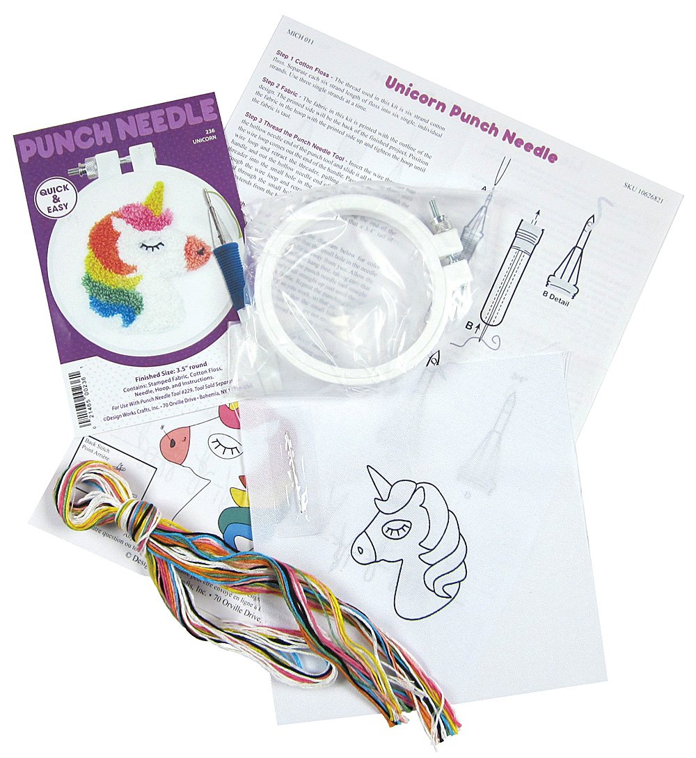 Unicorn Punch Needle Kit