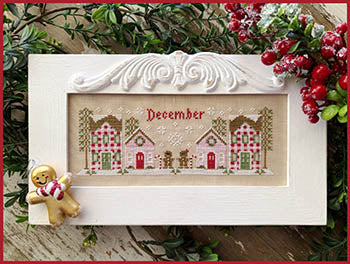 Monthly Mini Village: December Mini Village by Country Cottage Needleworks