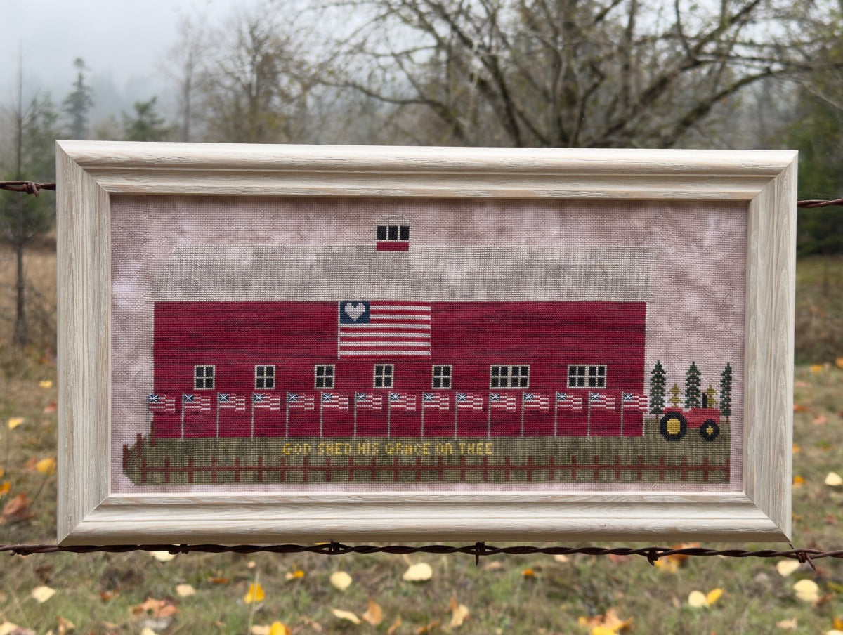 PREORDER! Old Glory Barn by SamBrie Stitches