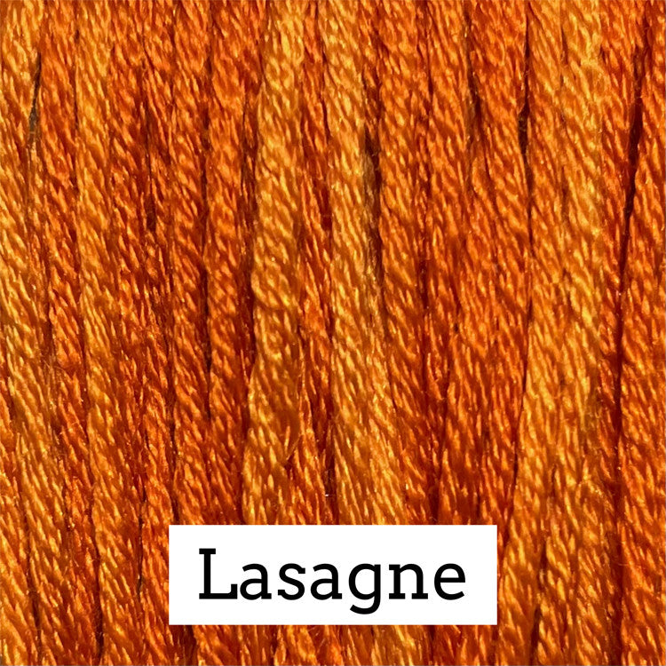 Belle Soie Stranded Silk Floss - 3 Alarm Fire thru Lasagne