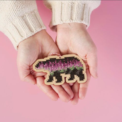 Borealis Bear Kit by Canadian Stitchery