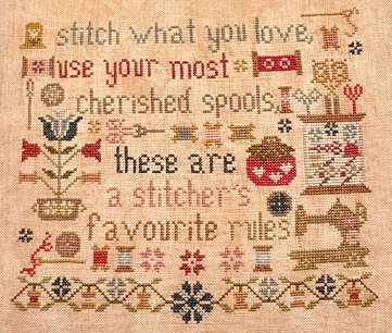 A Stitcher's Rules by Pansy Patch Quilts and Stitchery