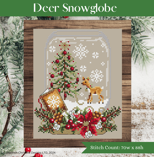 Deer Snow Globe by Shannon Christine Designs