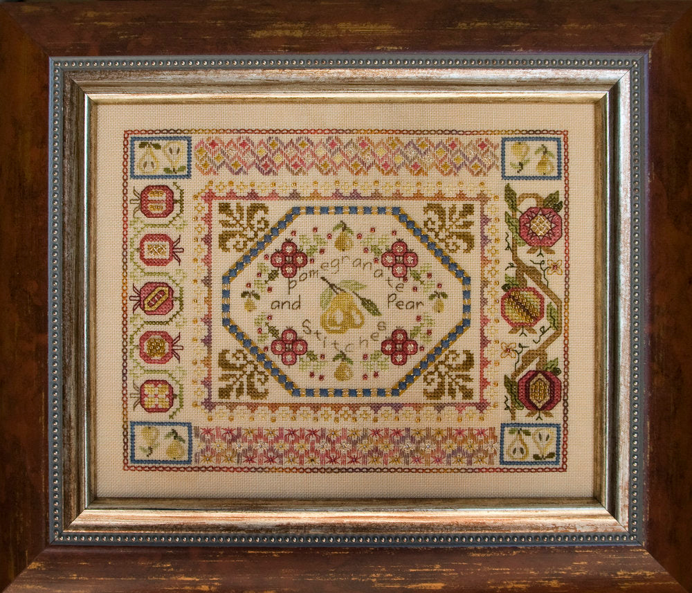Pomegranate and Pear Stitches by Jeannette Douglas Designs