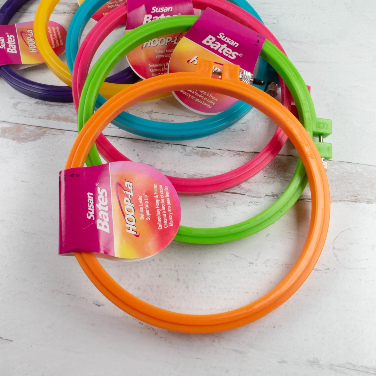 Plastic Embroidery Hoops by Susan Bates