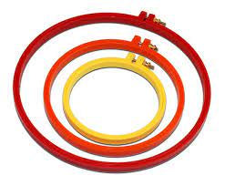 Plastic Embroidery Hoops by Colonial Needle