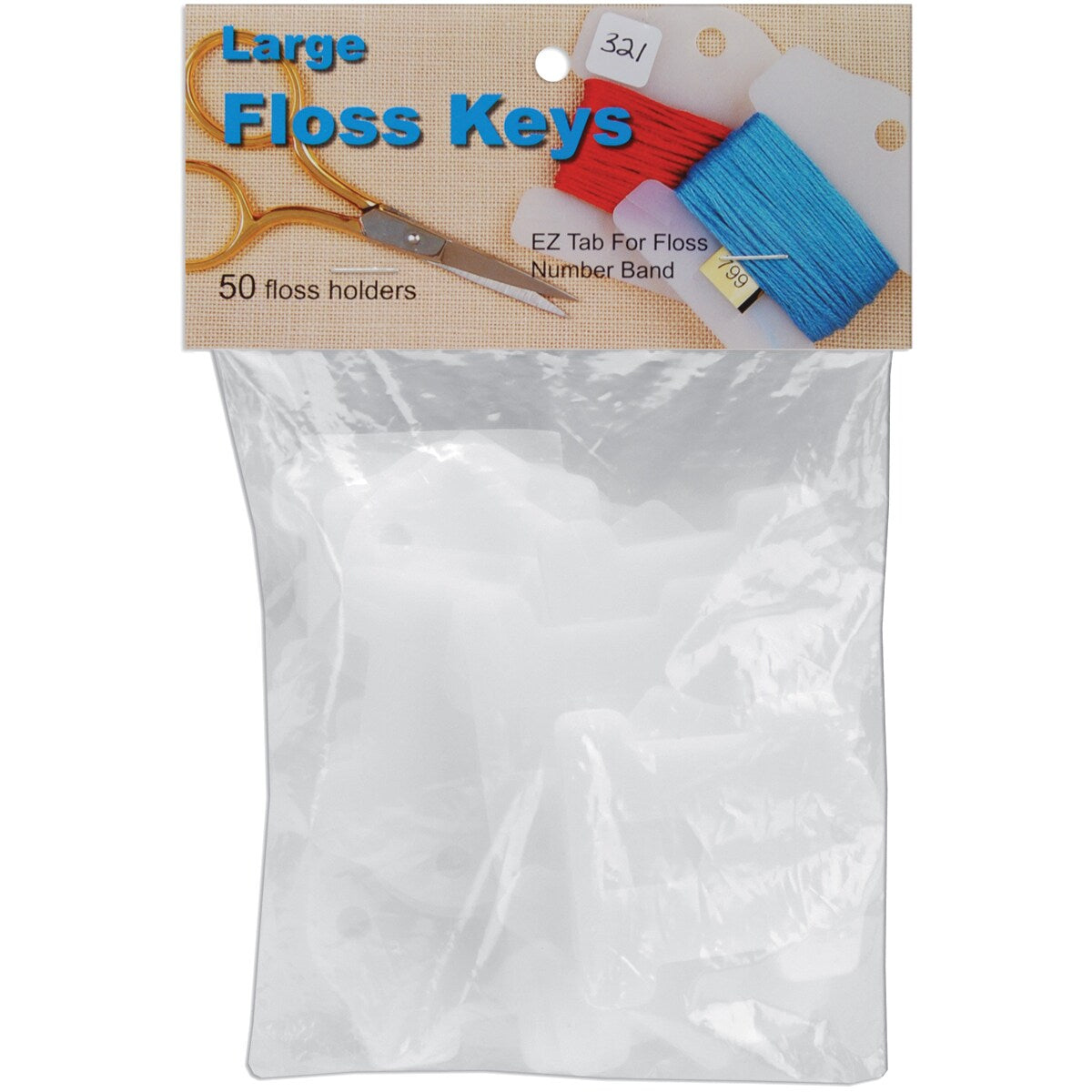 Large Floss Keys 50 Pack by Yarn Tree