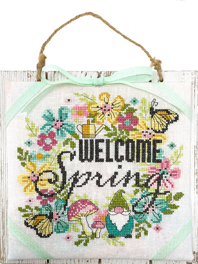 Spring Wreath by Tiny Modernist