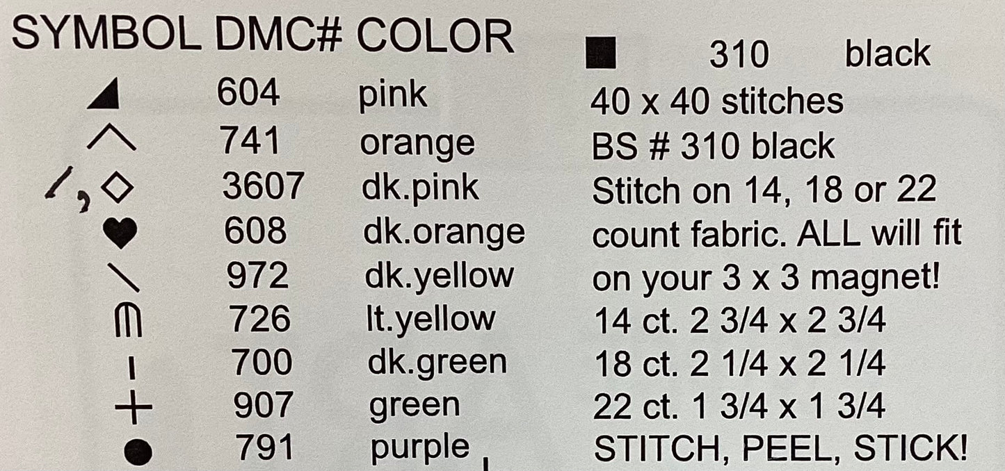 Fridge Art: Flower Power by Amy Bruecken Designs