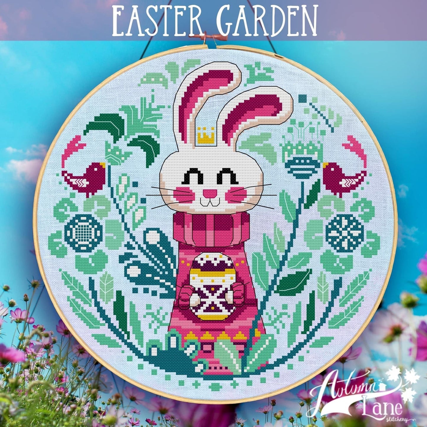 The Easter Garden by Autumn Lane Stitchery