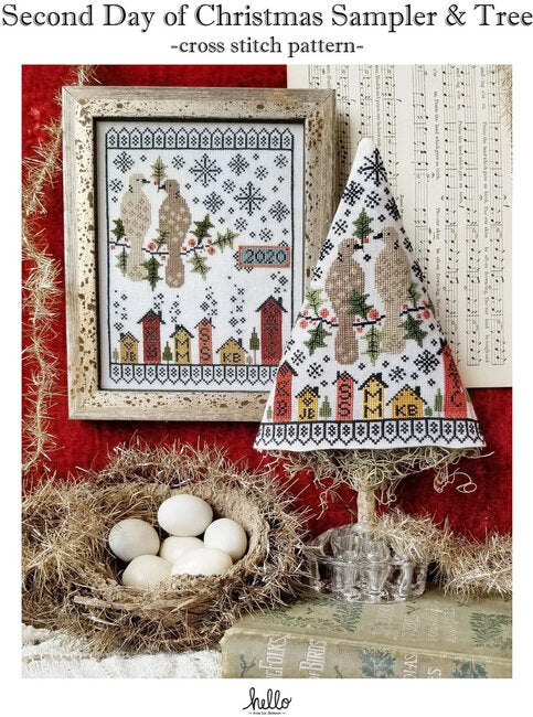 Second Day of Christmas Sampler & Tree by Hello from Liz Mathews