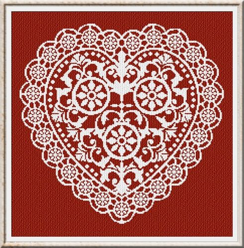 Lace Heart by Alessandra Adelaide Needleworks