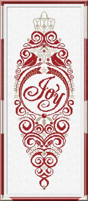 Joy Ornament by Alessandra Adelaide Needleworks