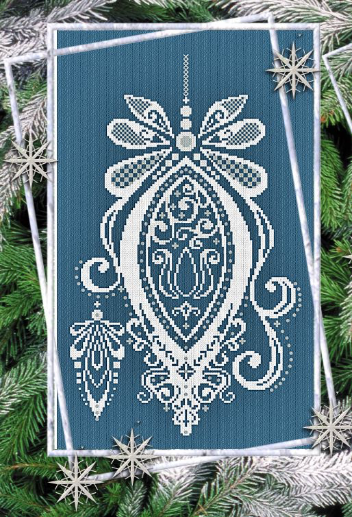Christmas Ornament 2017 by Alessandra Adelaide Needleworks
