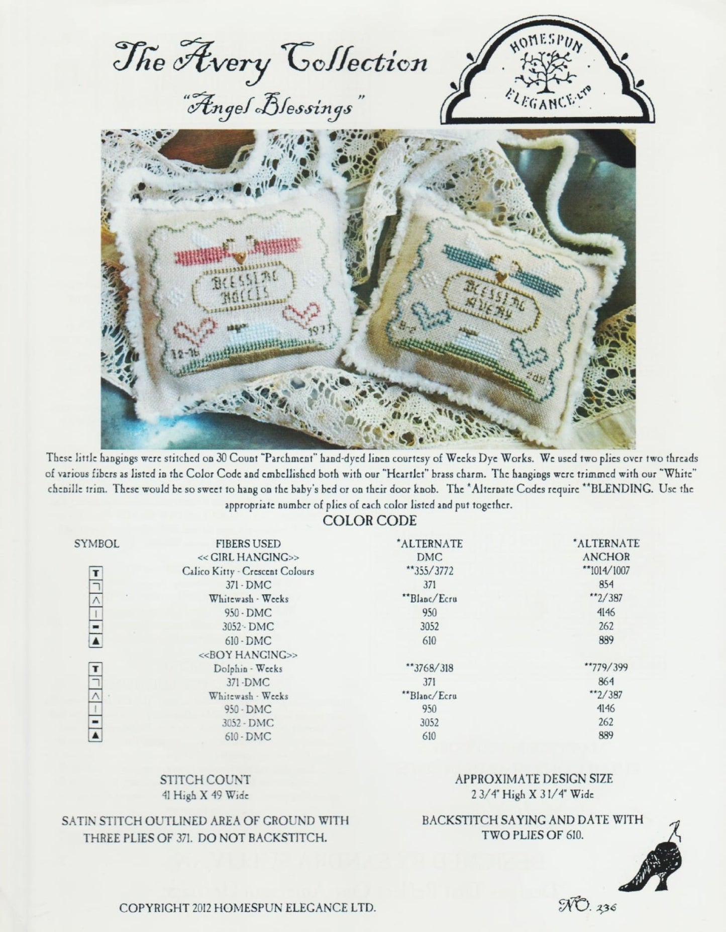 Angel Blessings by Homespun Elegance