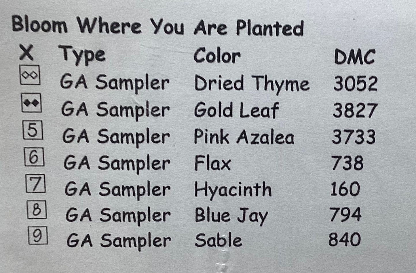 Bloom Where You Are Planted by Simple Stitches