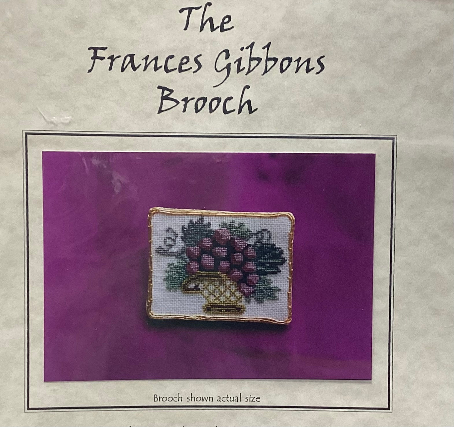 The Frances Gibbons Brooch Kit by Of Female Worth