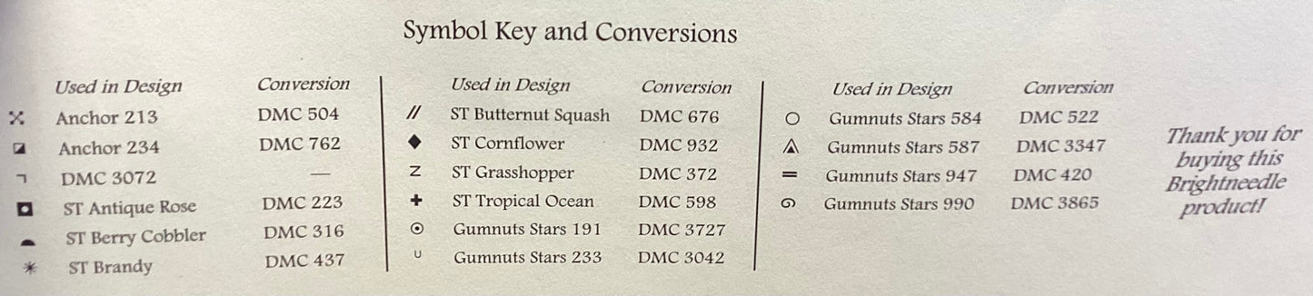 Garden Party by Brightneedle Charted Design