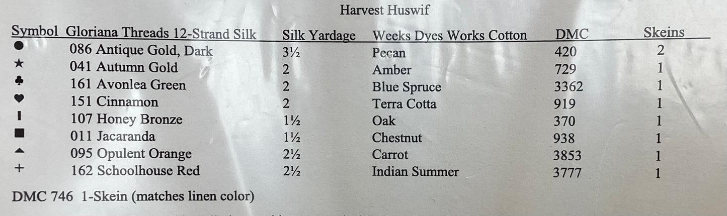 Harvest Huswif by Blue Ribbon Designs