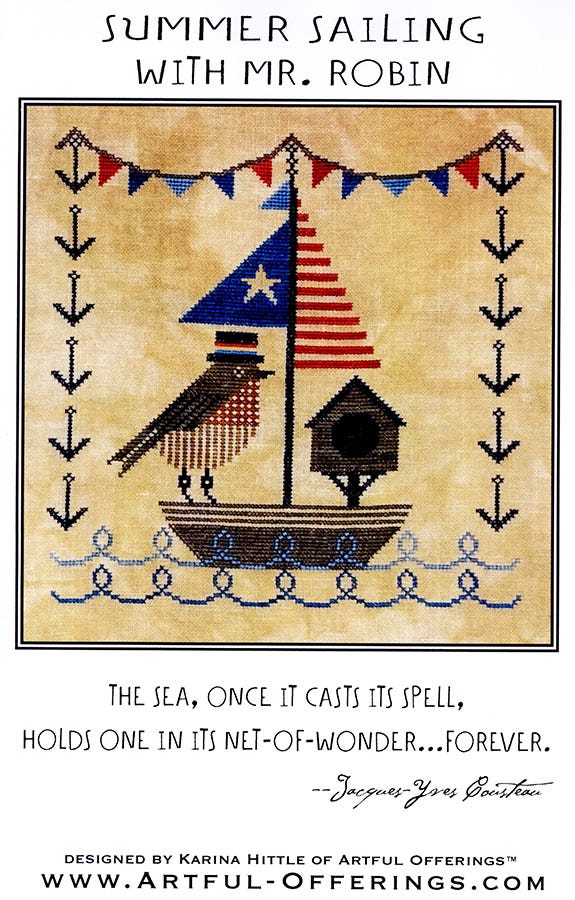 Summer Sailing With Mr. Robin by Artful Offerings
