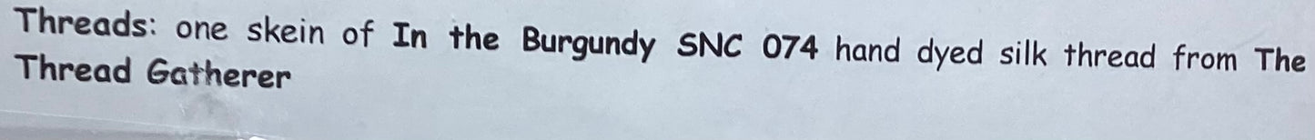 In The Burgundy Pincushion by GPA