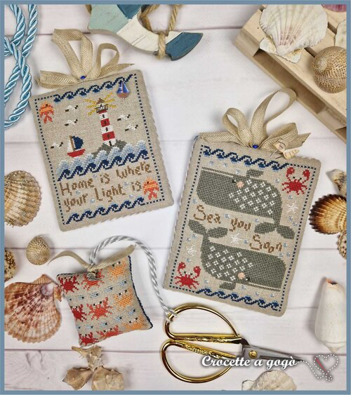 Whales & Lighthouses by Crocette a Gogò