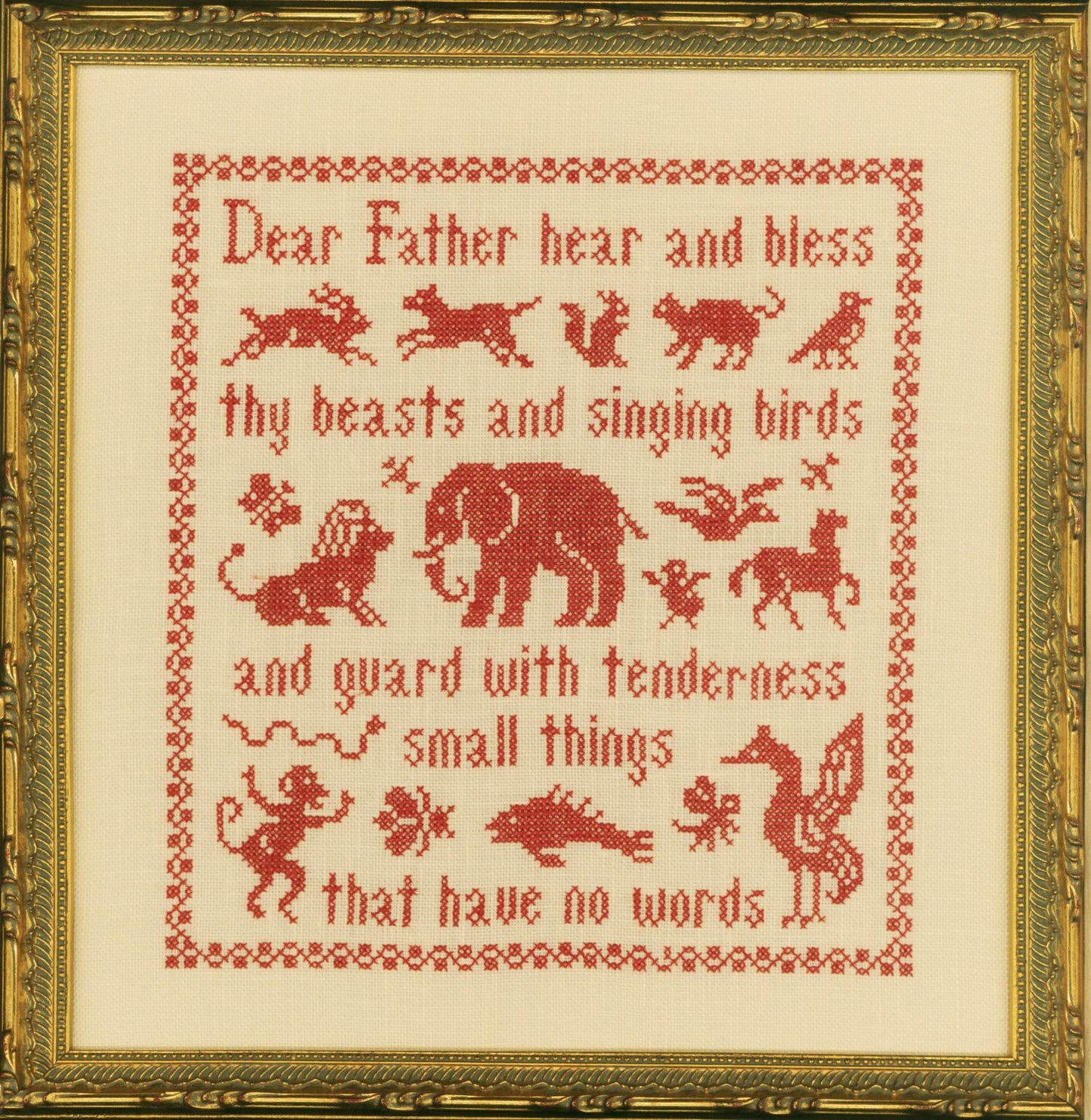 Antique Beasts & Birds by Elizabeth’s Needlework Designs