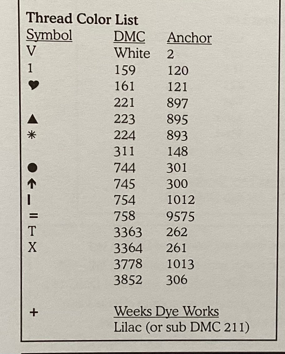 Spring Medley by Elizabeth’s Needlework Designs