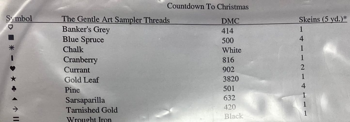 Countdown to Christmas by Blue Ribbon Designs