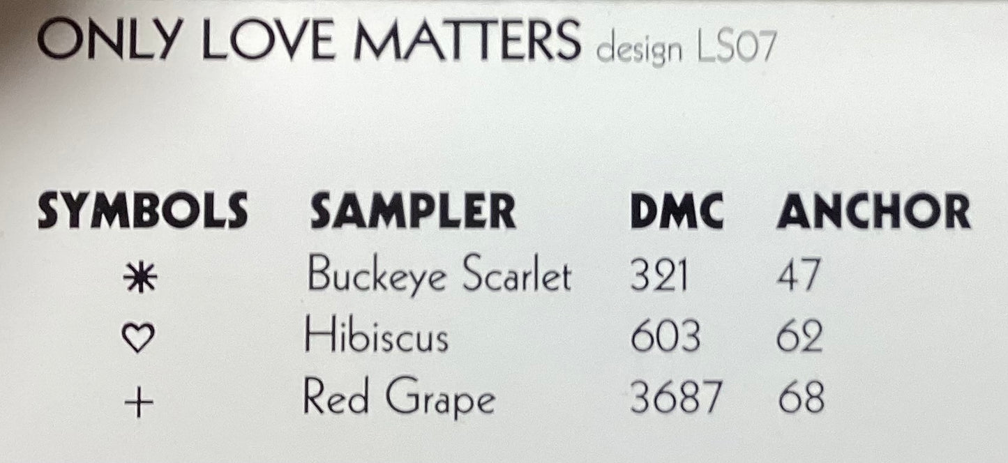 Only Love Matters by Trail Creek Farm