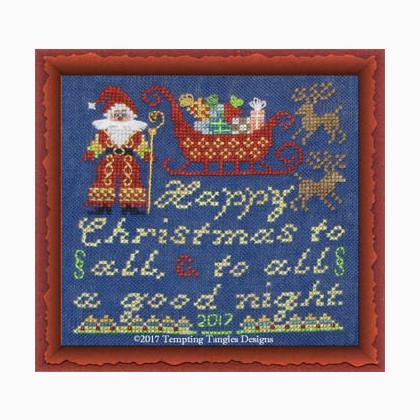 Happy Christmas to All-Santa by Tempting Tangles Designs