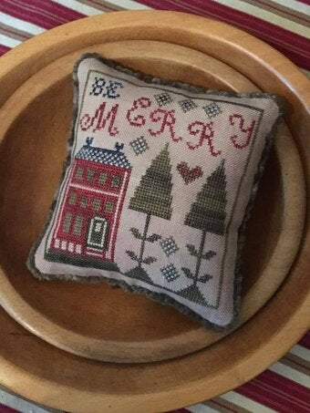 Be Merry Pyn Pillow by Chessie & Me