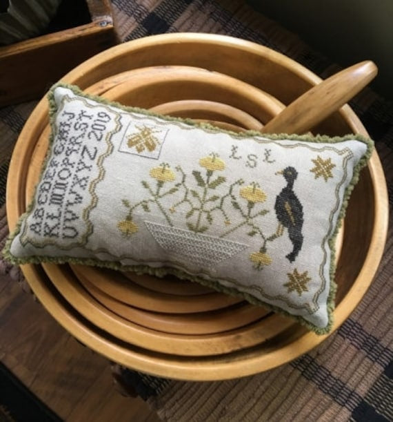 Bird & Bee Pyn Pillow by Chessie & Me