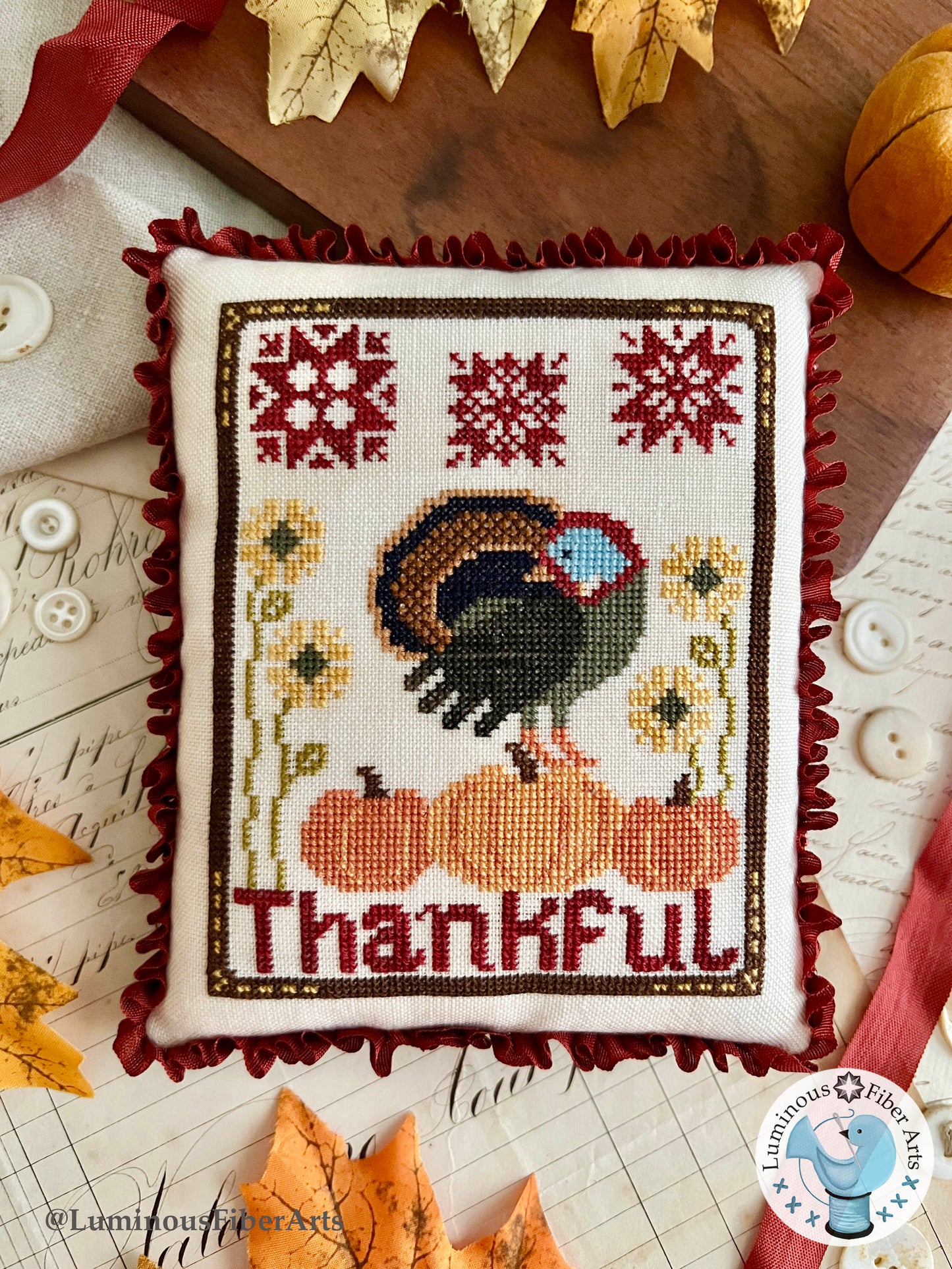 A Turkey’s Thanks by Luminous Fiber Arts
