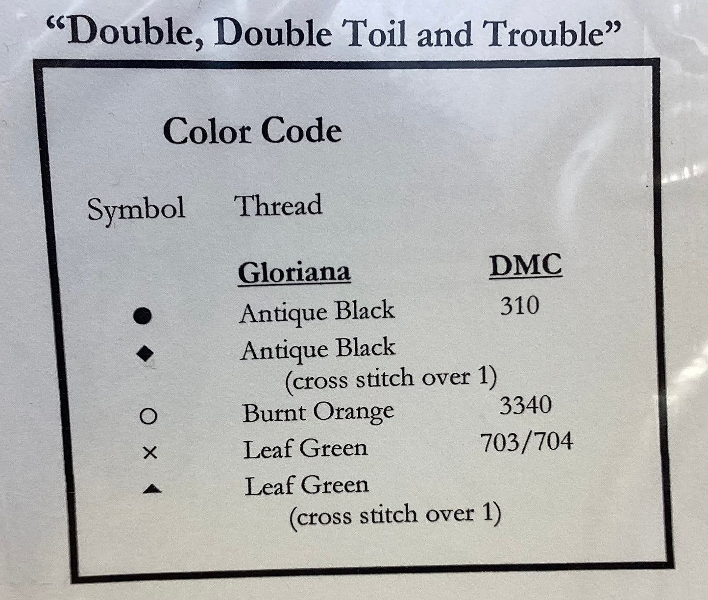 Double, Double Toil and Trouble by Chessie & Me