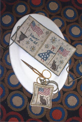 Lady Liberty Needle Book & Fob by Chessie & Me