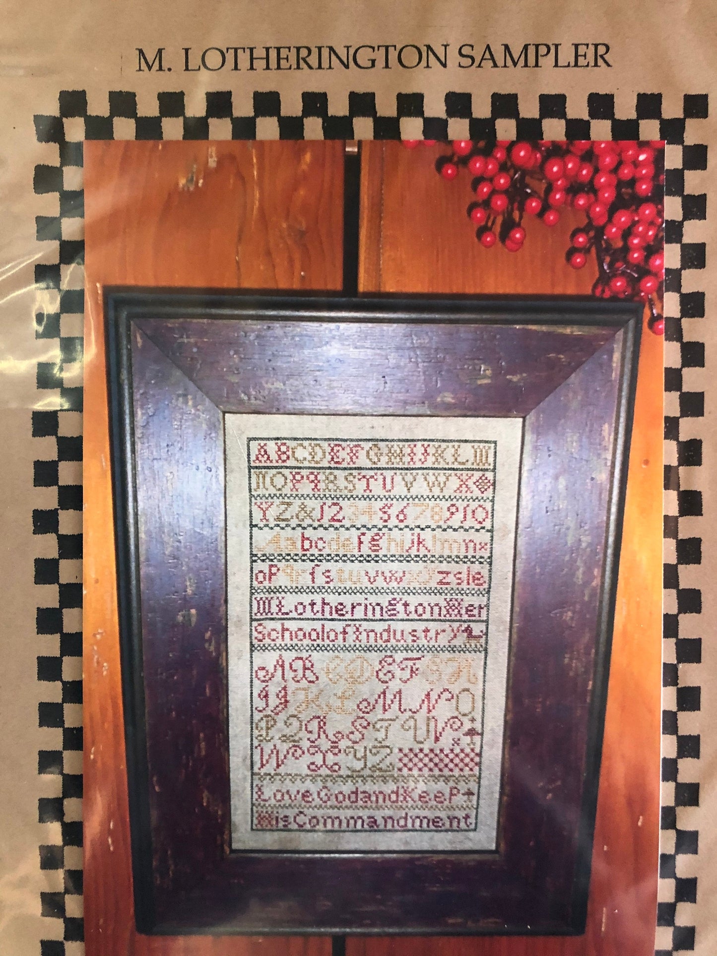 M. Lotherington Sampler by Chessie & Me
