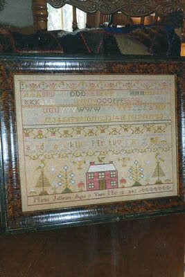 Martha Jefferson 1842 Sampler by Chessie & Me