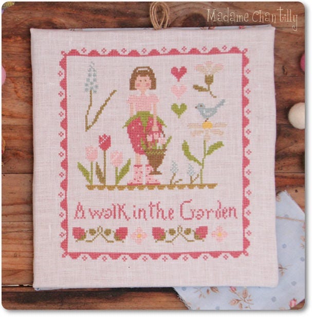 A Walk in the Garden by Madame Chantilly