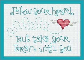 Follow Your Heart by Sue Hillis Designs
