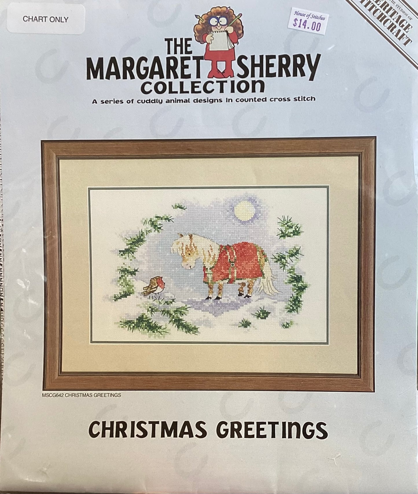 Christmas Greeting by Heritage Stitchcraft