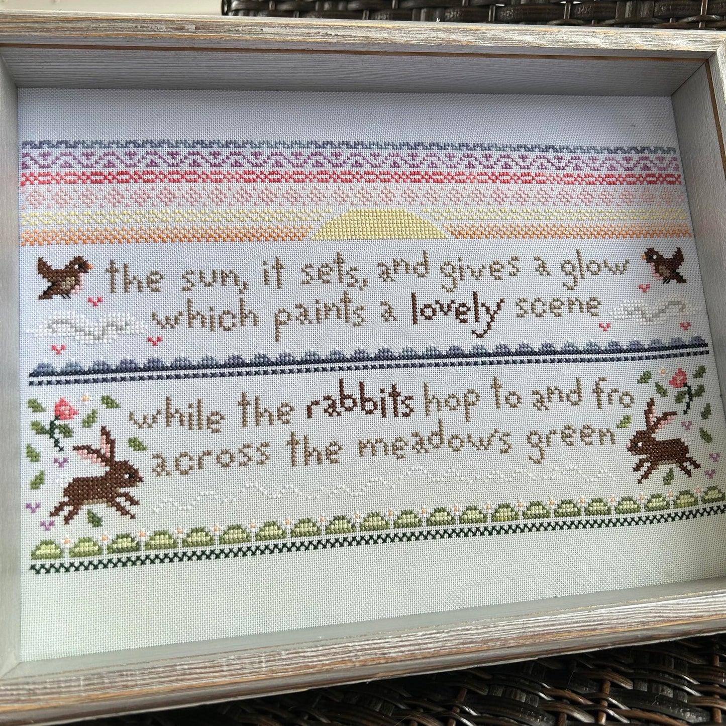 Rabbit Sunset by Sweet Wing Studio