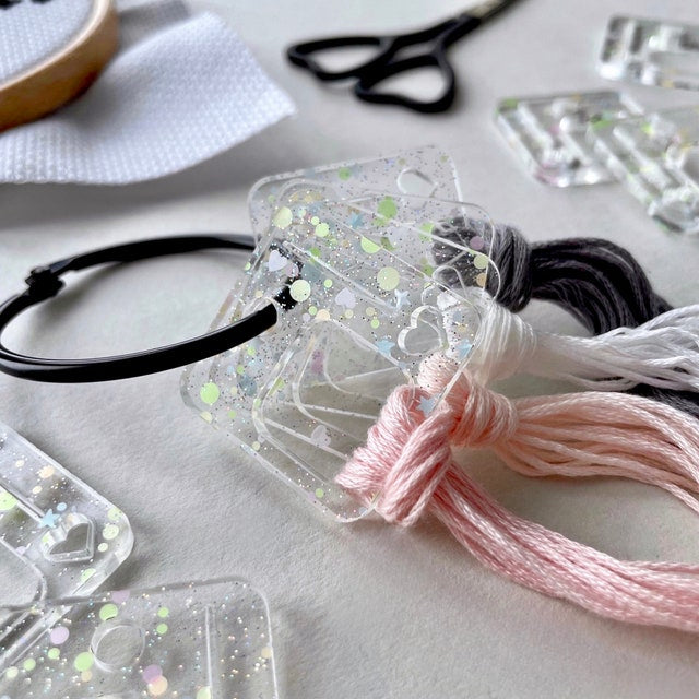 Acrylic Thread Drops