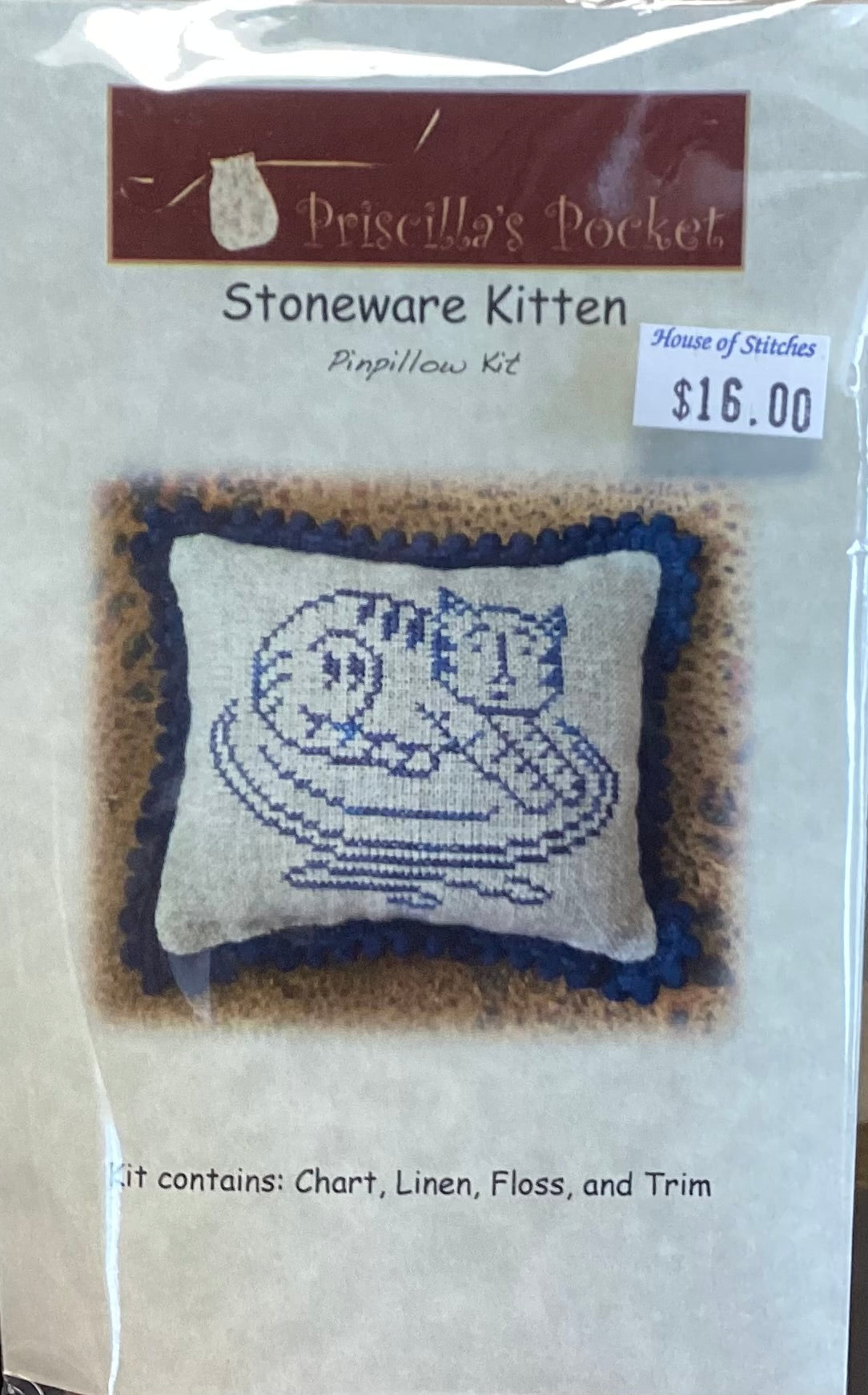 Stoneware Kitten Kit by Priscilla’s Pocket