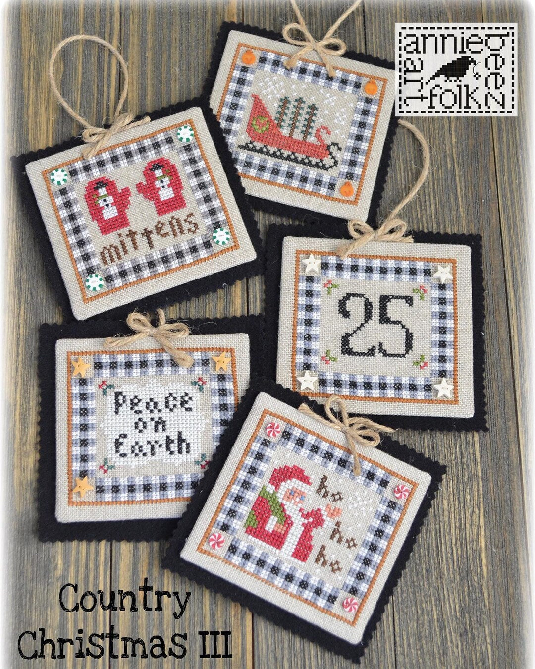 Country Christmas III By Annie Beez Folk Art