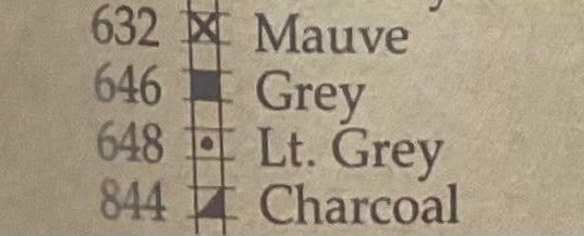 Alphabets on Linen by Cedar Hill