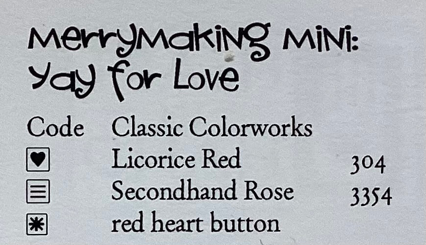 Merry Making Mini: Yay for Love by Heart in Hand