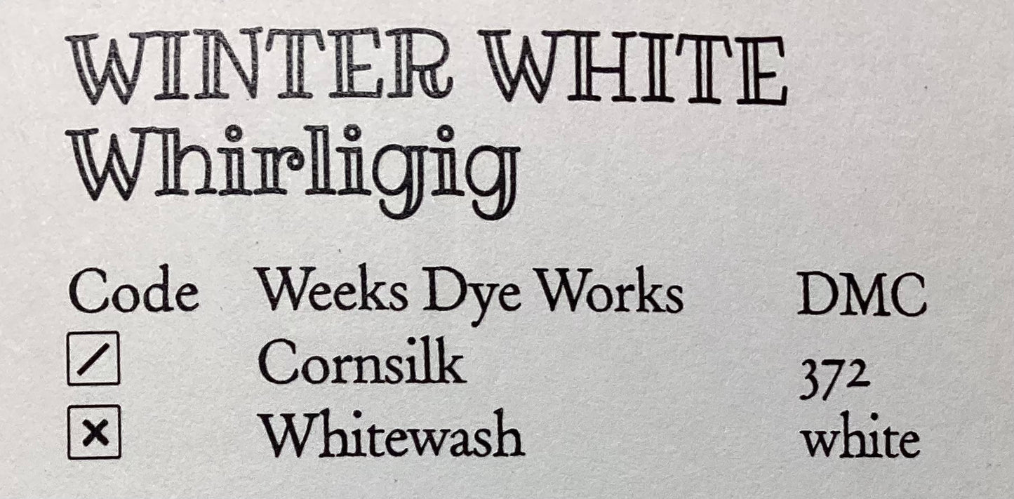 Winter White Whirligig by Heart in Hand