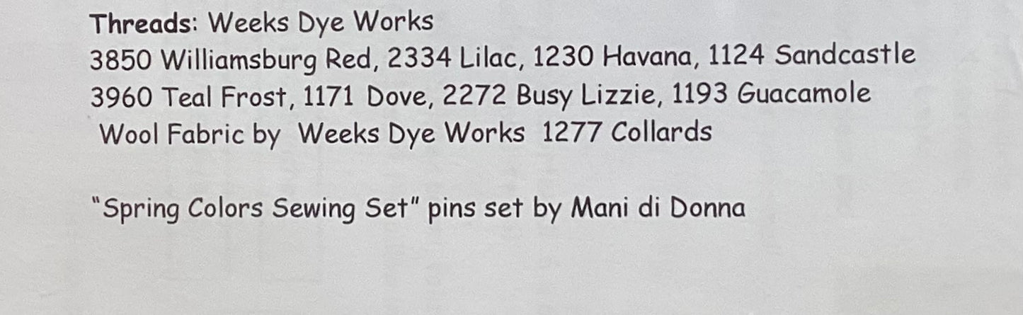 Spring Colors Sewing Set by Mani di Donna