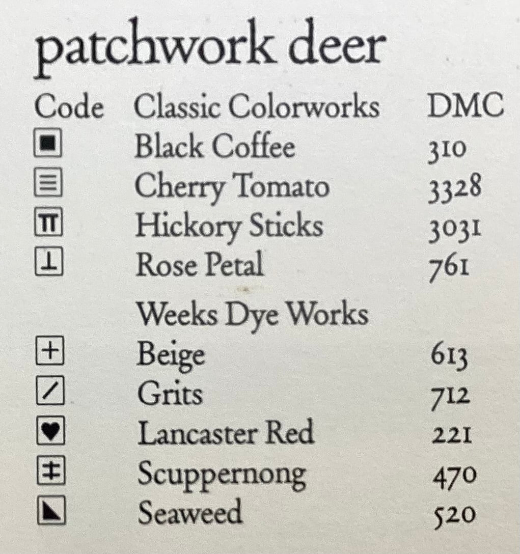 Patchwork Deer by Heart in Hand